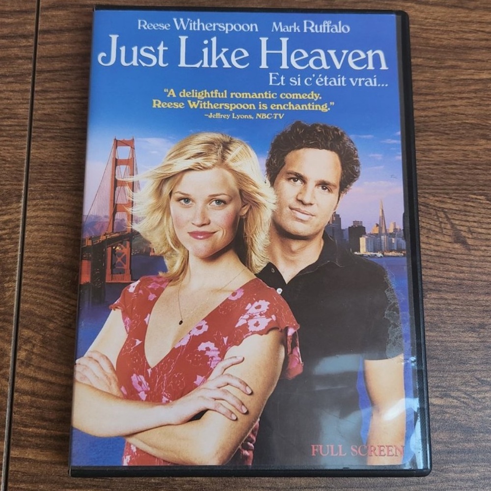 Just Like Heaven DVD - Reese Witherspoon and Mark Ruffalo (FREE in a bundle)